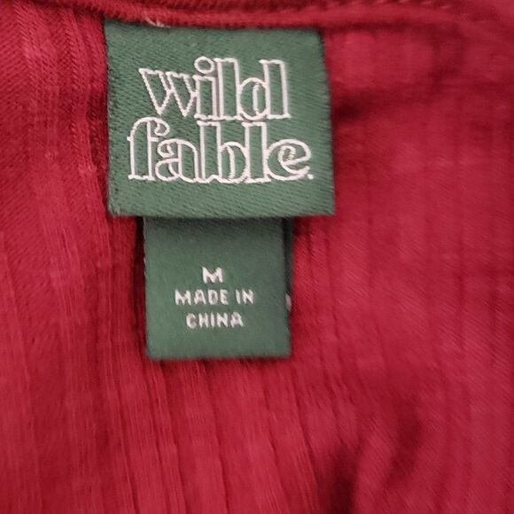 Wild Fable Short Sleeve Quarter-Zip Collared Rib Knit Dress - Picture 3 of 3